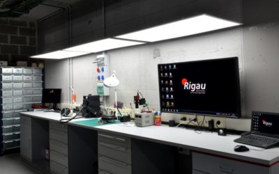 ¡El nuevo laboratorio electrónico de Rigau!