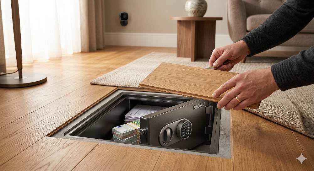 guardar el dinero en casa de forma segura